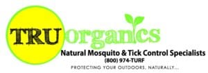 A logo for mosquito and tick control company